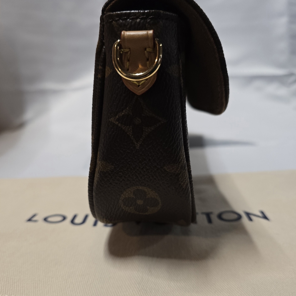 Louis Vuitton IVY Monogram Canvas Shoulder Bag with Gold Hardware and Tan Strap - Picture 9 of 11